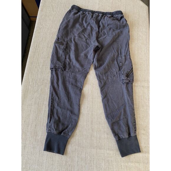 YOUNG FABULOUS AND BROKE Women's Joggers Zip Cargo Pockets Gray XS - Picture 7 of 7